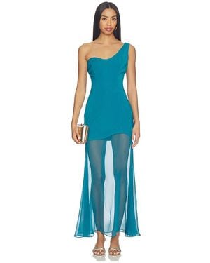 Line & Dot Nikoleta Dress - Blue