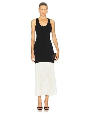 Jonathan Simkhai Midi-Kleid Zaden - Schwarz