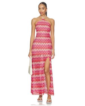 Maaji Wine Bloom Helsie Dress - Red