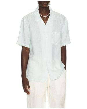 J.Lindeberg Elio Linen Shirt - White