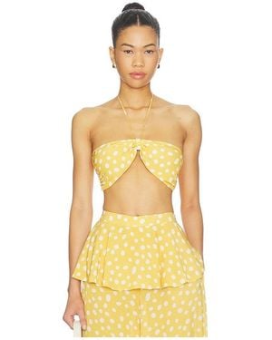 Adriana Degreas X Revolve Bandeau Top - Yellow