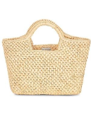 Hat Attack Sandy Top Handle Bag - Natural
