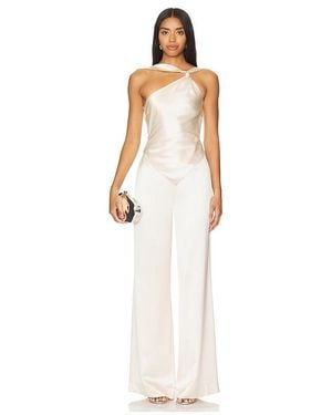 retroféte Ensley Jumpsuit - White