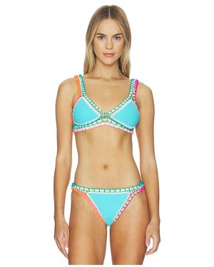 PQ Swim Crochet Bikini Top - Blue
