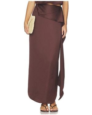Baobab Lorena Maxi Skirt - Brown