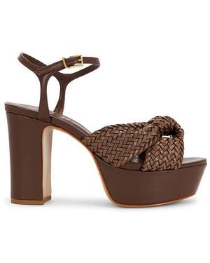 SCHUTZ SHOES Marbella Platform Sandal - Brown