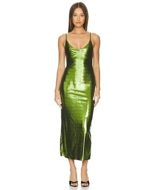 Runaway the Label Halo Dress - Green