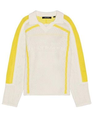 Daily Paper Football Knit Jumper - Yellow