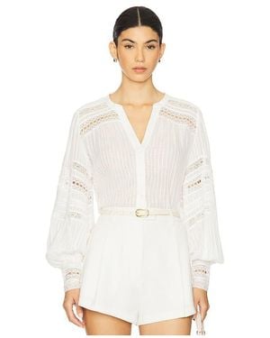 L'Agence 'Agence Kiera Blouse - White