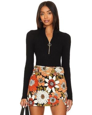 Show Me Your Mumu Charlie Zip Jumper - Black