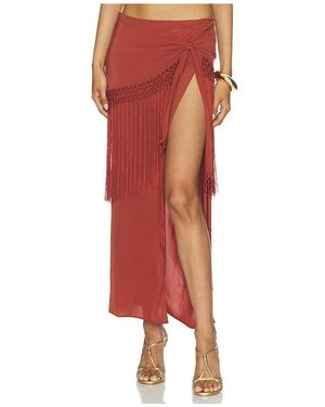 LOBA JUPE SAMAN en Red - Multicolore