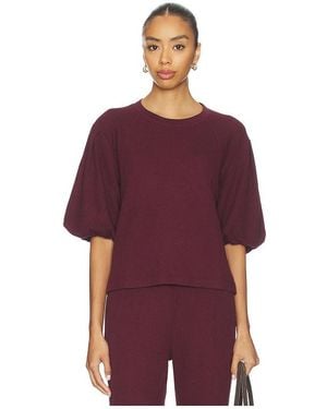 Bobi PULL en Burgundy - Rouge
