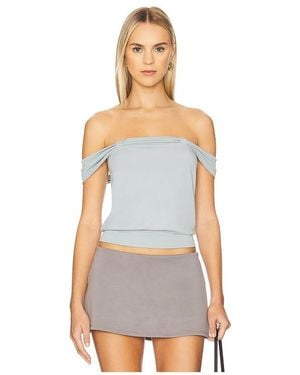 geel Wilson Top - White