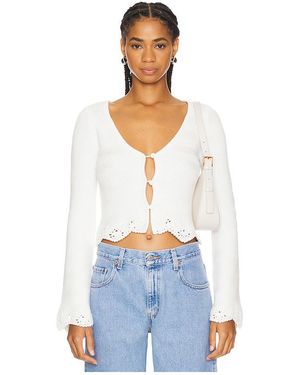 LPA Cárdigan Heidi En Color Blanco Talla (También En Xl)