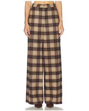 GIUSEPPE DI MORABITO Plaid Pant - Natural