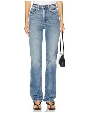 GRLFRND Sara Super High Rise Straight Full Length - Blue