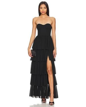 Lovers + Friends Hattie Gown - Black