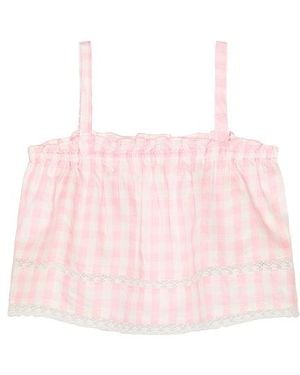 LoveShackFancy Kids Fiorella Top - Pink