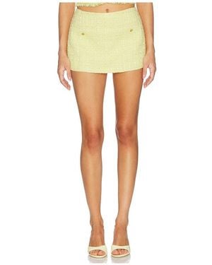 Alice + Olivia Mace Mni Skort - Yellow