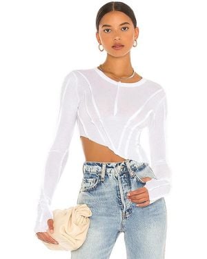 SAMI MIRO VINTAGE Shirt Asymmetric - Weiß