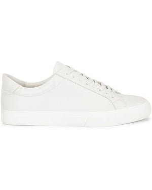 Vince Fulton Leather Trainer - White