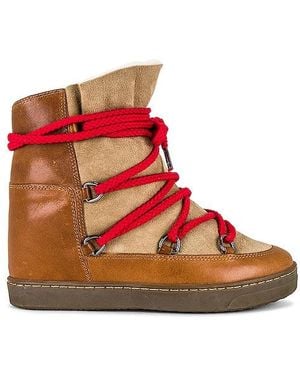 Isabel Marant Nowles Boot - Red
