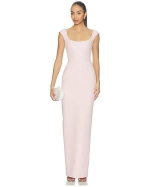 SAU LEE Brooke Gown - White