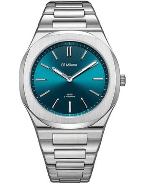 D1 Milano Ultra Thin Steel 39Mm Watch - Grey