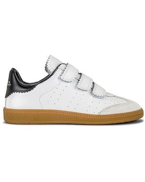 Isabel Marant Beth Leather Sneaker - White