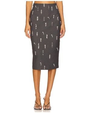 Prabal Gurung Midirock Skirt - Schwarz