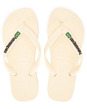 Havaianas Sandale Brazil Logo - Natur