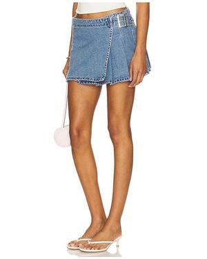 A.Brand Falda Denim Wrap En Color Azul Talla (También En 24, 25, 26, 27, 28, 29, 30, 31, 32, 33, 34)