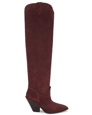 Free People Triple Crown Over The Knee Boot - Brown