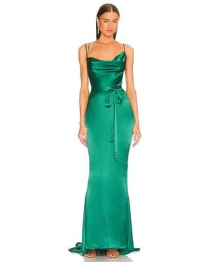 Michael Costello X Revolve Tonya Gown - Green