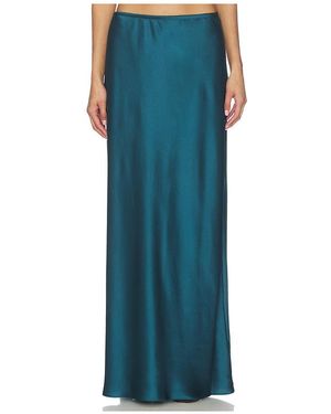 Leset Rock Mit Asymmetrischem Saum Barb - Blau