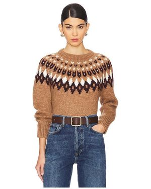 Veronica Beard Anne フェアアイルプルオーバー - ブルー