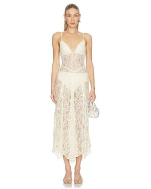 Lovers + Friends Skye Midi Dress - White
