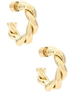 Jennifer Fisher Pendientes De Aro Twisted En Color Oro Metálico Talla En