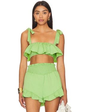 Camila Coelho Oberteil Brittany - Grün