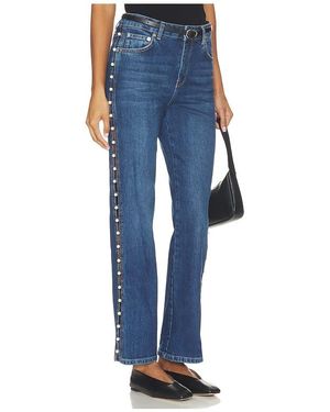 Jonathan Simkhai Jeans Tiro Alto Amelia En Color Azul Talla (También En 25, 26, 27, 28, 29, 30)