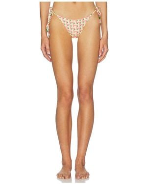 Maaji Blush Tide Sunflash Bikini Bottom - White