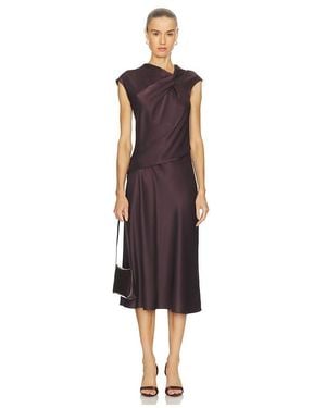 Theory Twist Bodice Dress - Multicolour