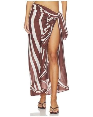 Seafolly Coastline Sarong - Brown