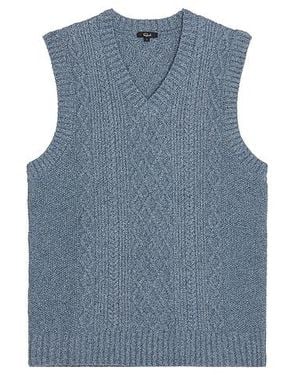 Rails Strickweste Lee - Blau