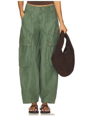 Free People X We The Free Brentwood Slouch Pant - Green
