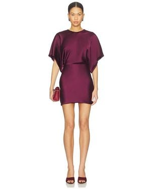 Norma Kamali Reverse Obie Mini Dress - Red