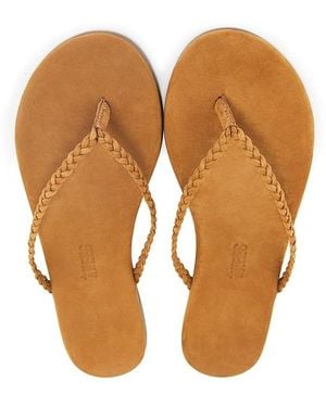 TKEES Lily Braid Sandal - Orange