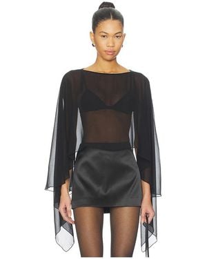 superdown Amaya Cape Top En Color Negro Talla (También En Xs, Xxs, S, M, Xl)
