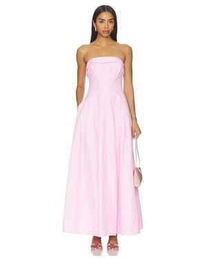 Jonathan Simkhai Avril Cotton Bustier Dress - Pink
