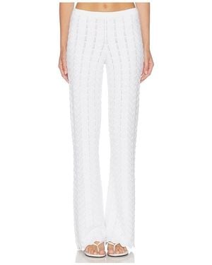 Lovers + Friends Polly Knit Pant - White